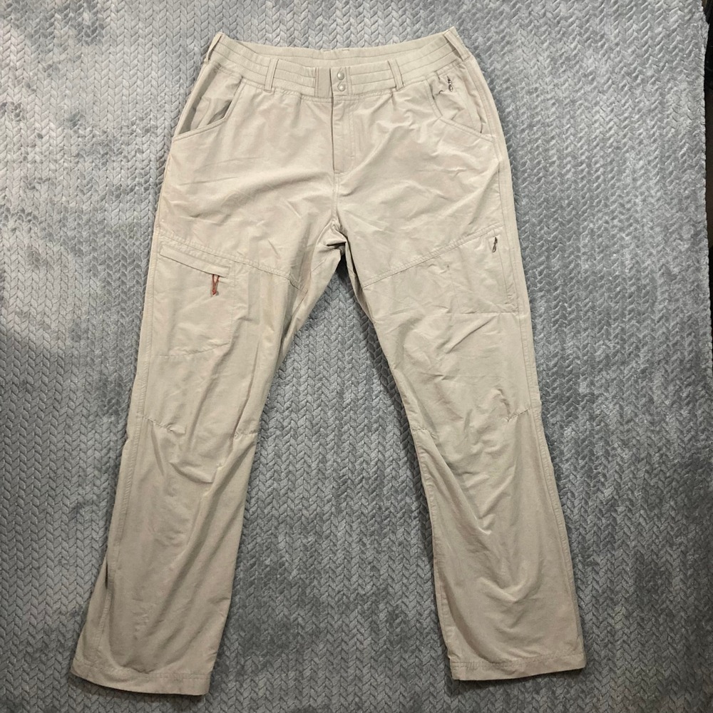 Simms Pants Womens 12 Mataura Tan Cargo Fishing Hiking
